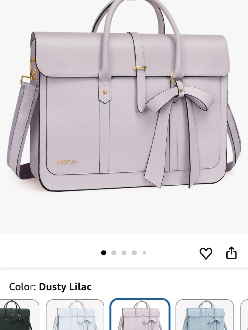 Dusty Lilac Laptop Bag